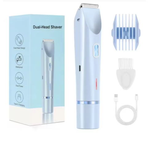 Bikini tondeuse corps épilateur électrique double tête