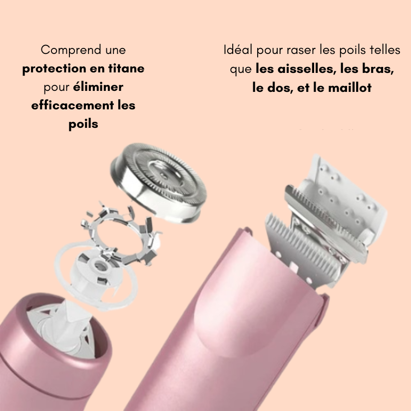 Bikini tondeuse corps épilateur électrique double tête