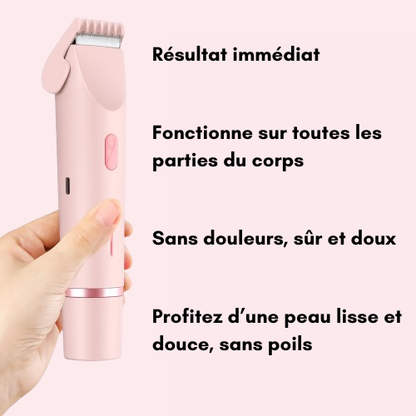 Bikini tondeuse corps épilateur électrique double tête