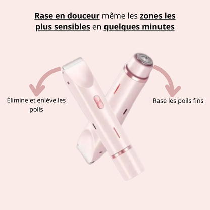 Bikini tondeuse corps épilateur électrique double tête